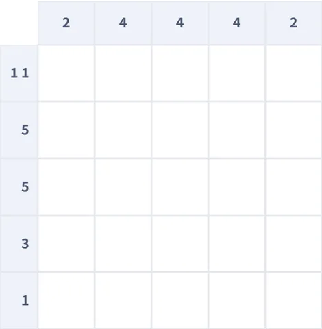Nonogram grid